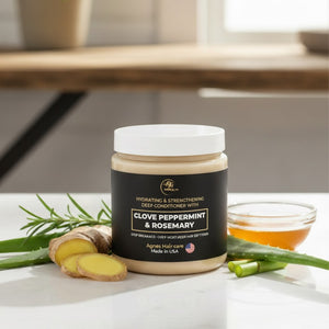 Hydrating & Strengthening Deep Conditioner – With Peppermint & Rosemary
