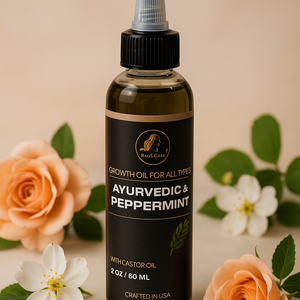 Ayurvedic Mix & Peppermint Growth Oil – For All Hair Types