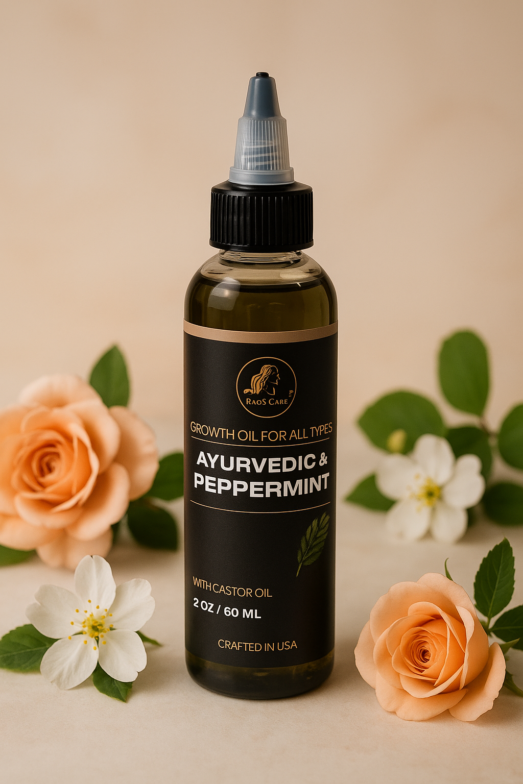 Ayurvedic Mix & Peppermint Growth Oil – For All Hair Types