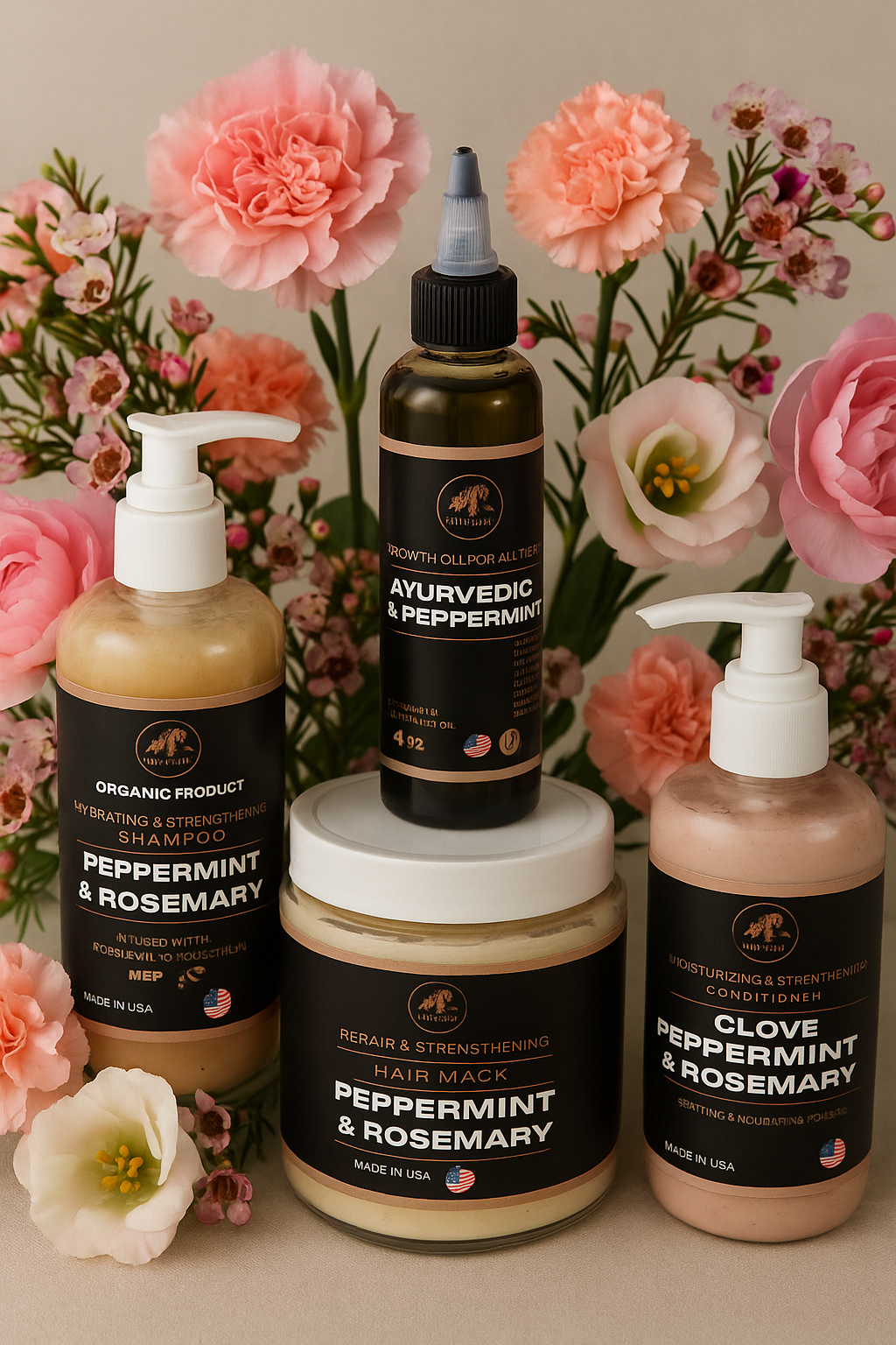 Hair Growth & Repair Set – Complete Ayurvedic Haircare Collection